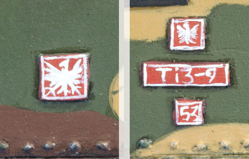 Victor's Polish Eagle and train markings