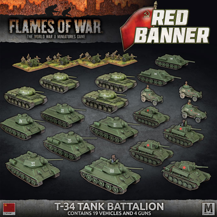 Red Banner T-34 Tank Battalion (SUAB15)