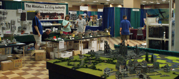Stalls on display