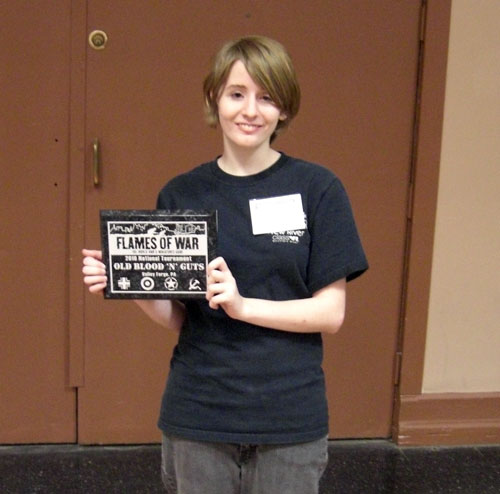 Emily Rutledge - Winner of the Old Blood 'n' Guts Award