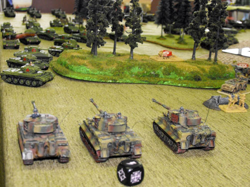 Tigers halt the advance.