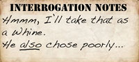 Interrogation Notes