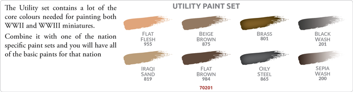 Utility Paint Set (70201)