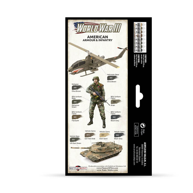 American 108p HB A4 Battlefront Miniatures WWIII