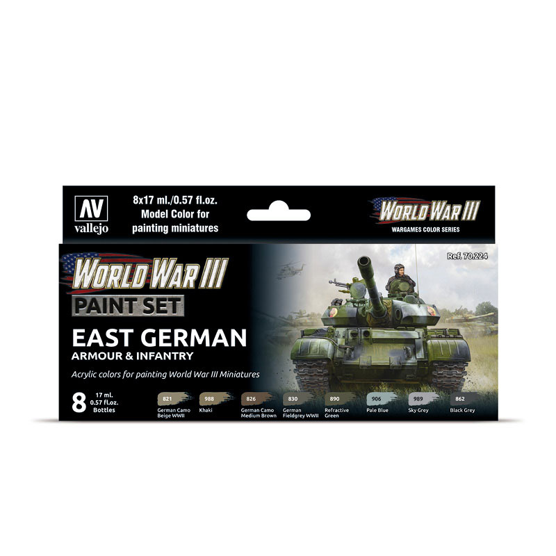 WWIII NATO Armour and Infantry Paint Set (70223)