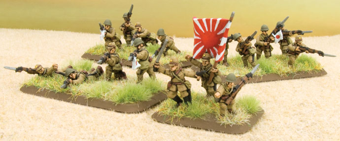 Flames of War Hohei Machinegun Platoon Japan Early War Miniatures JP704 