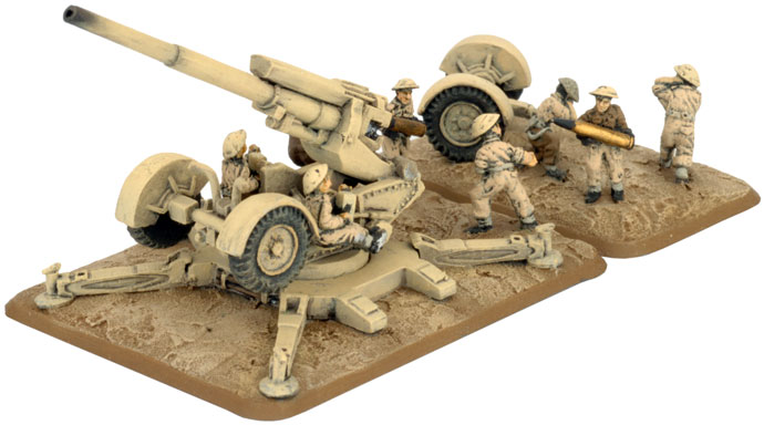 3.7" Heavy Anti-Aricraft Gun Painted for Mid War