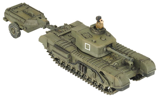 Churchill Tanks In D-Day British