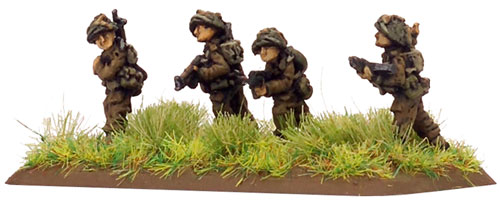 Flame-thrower team