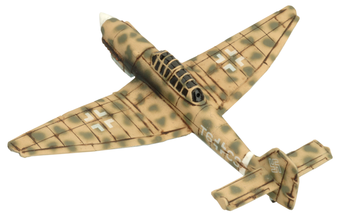 Battlefront Miniatures x2 Afrika Korps Ju 87D Stuka Dive Bomber Flight 