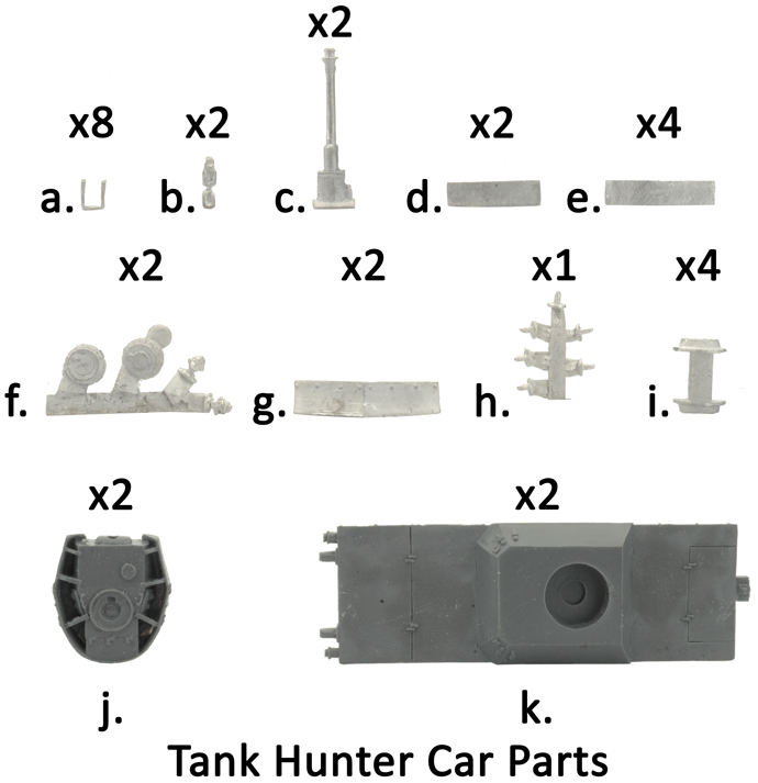 Tank Hunter Cars (GBX60)