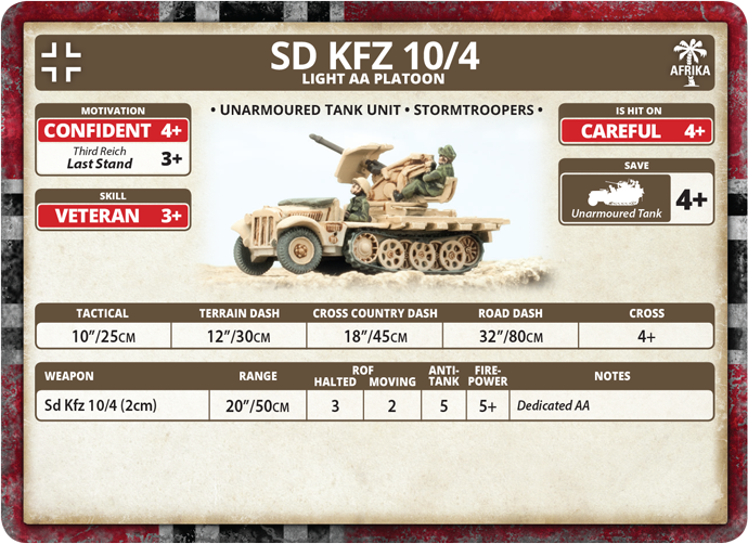 Sd Kfz 10/4 2cm Light AA Platoon (GBX94)