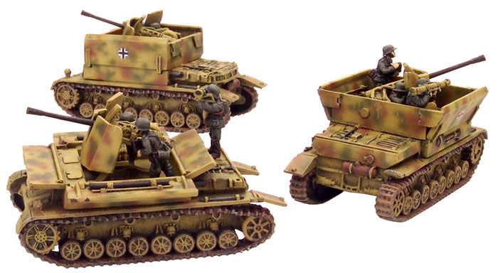 M&ouml;belwagens with the shields in all three positions
