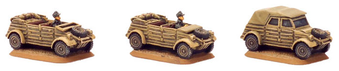 K&uuml;belwagen (x3 Resin) (GE409)