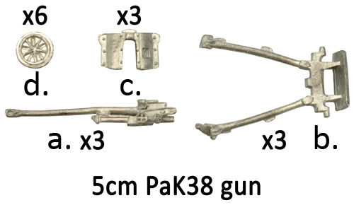 5cm PaK38 gun (Gebirgsjäger) (GE513)