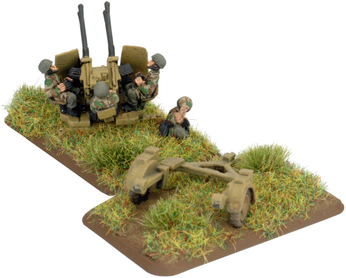 Fallschirmj&auml;gerkompanie AA Quad with Trailer (GE537)