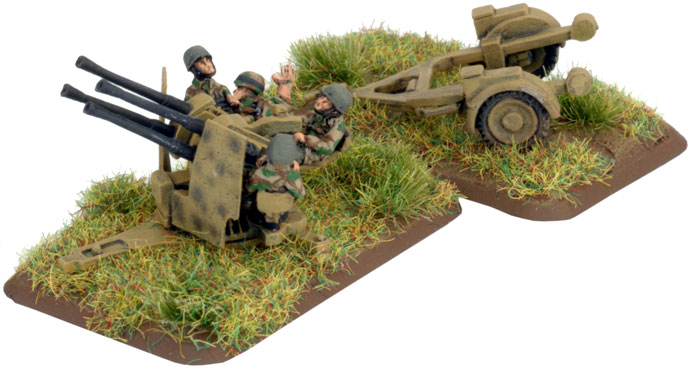 Fallschirmj&auml;gerkompanie AA Quad with Trailer (GE537)