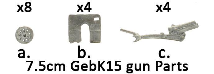 7.5cm GebK15 gun (Gebirgsj&auml;ger) (GE553)