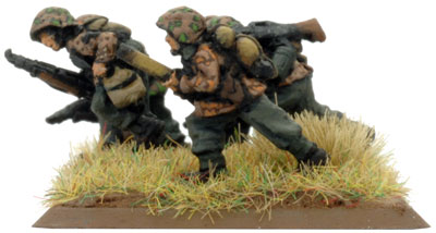 Flame-thrower team