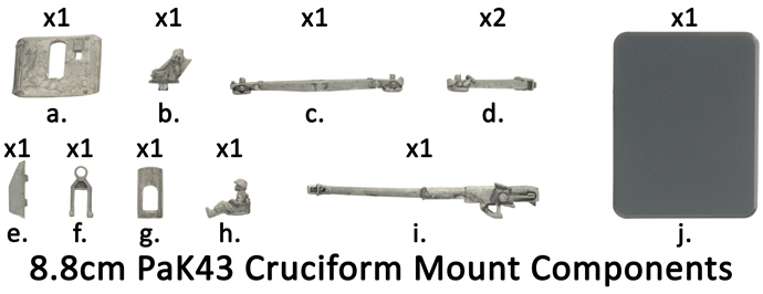 8.8cm PaK43 (Cruciform Mount) (GSO520)