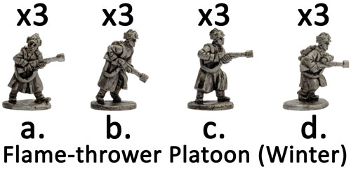 Flame-thrower Platoon (Winter) (SSO151)