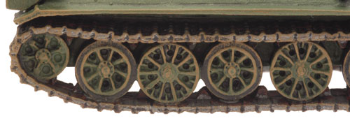 A rubber rimmed wheel was often added to the centre