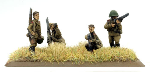 Battle Hardened Rifle/MG team