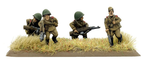Battle Hardened Rifle/MG team