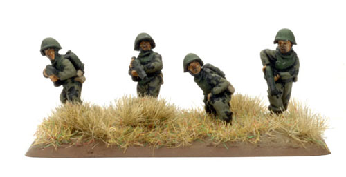 Flame-thrower team