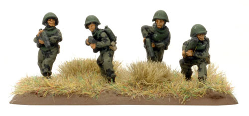 Flame-thrower team