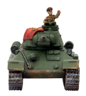 Brigada Komissar M A Dedov (SU883) in T-34 obr 1942