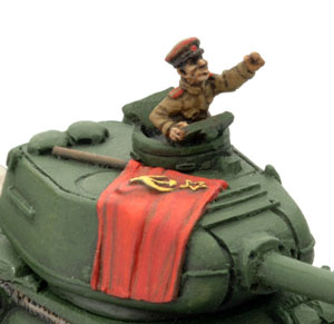 Brigada Komissar M A Dedov (SU883) in T-34/85 obr 1943