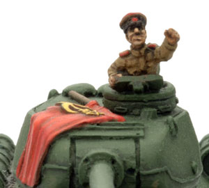 Brigada Komissar M A Dedov (SU883) in T-34/85 obr 1943