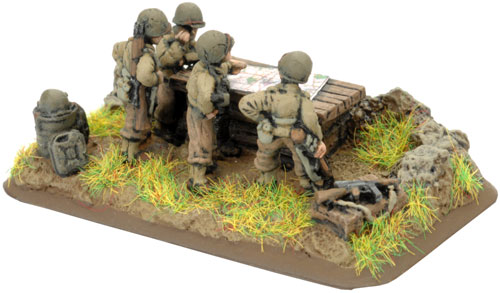 Field Artillery Battery Staff Team with Scenic Base (UBX07)