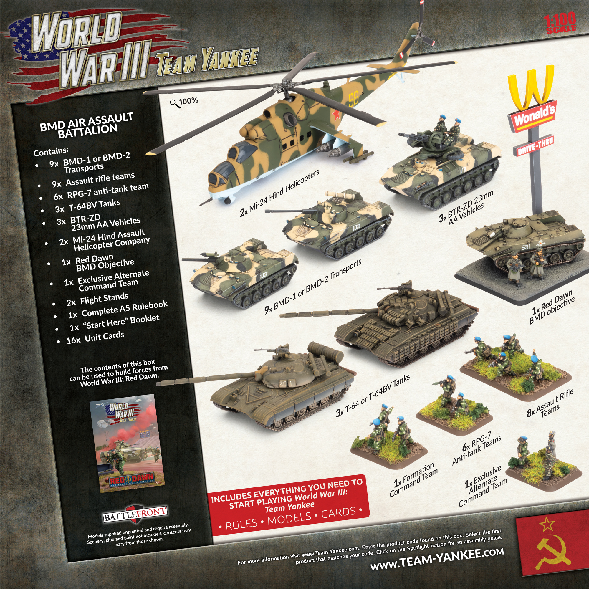 Red Dawn Soviet Starter Force (TSUAB05)