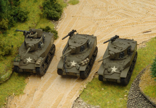 The Stuarts advance