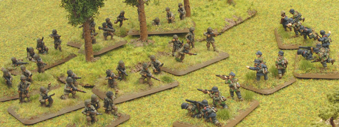 The weak German counterattack is easily handled by the Assault platoon.