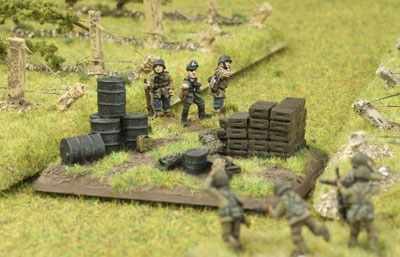 The Artillery Command team contest the objective.