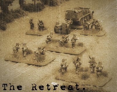 The German retreat.