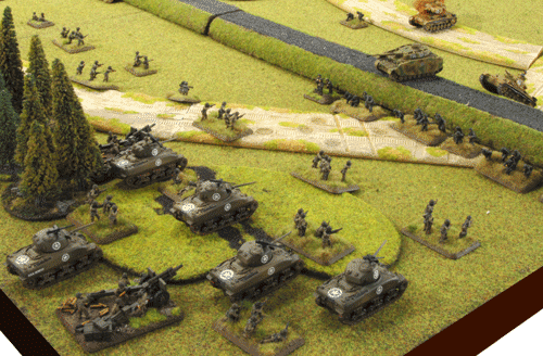 The Shermans arrive