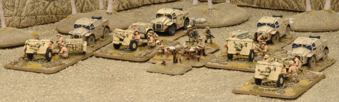 Royal Horse Artillery Battery (1 Gun Troop) with Trucks