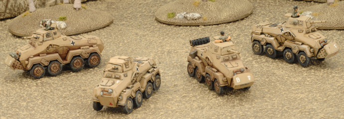 Heavy Panzersp&auml;h Platoon (2 Panzersp&auml;h Patrols) with one Patrol with PaK armour