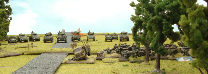 The British advance