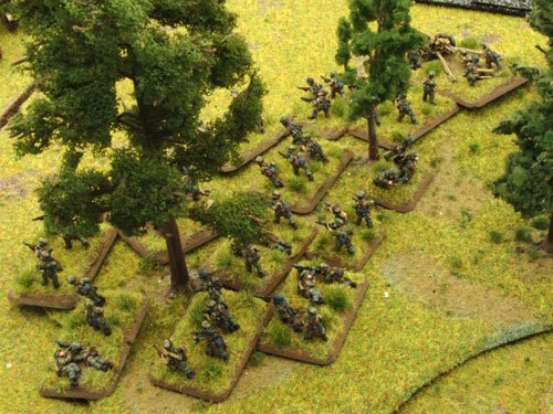 2nd Fallschirmjager Platoon and PaK40s