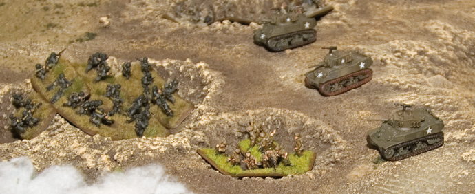 In a last throw of the dice, Meyer leads a desprate assault in an attempt to pull off a Axis victory