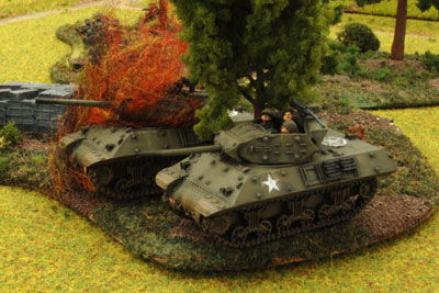 Destroyed M10s Destroyed M10s