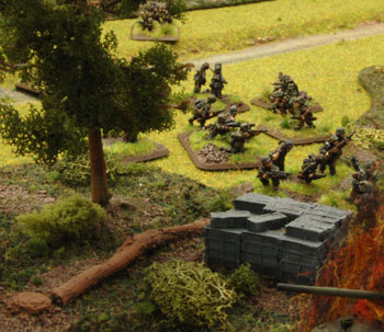 Panzergrenadiers finsih off the Rifle Platoon Panzergrenadiers finsih off the Rifle Platoon
