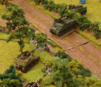 The 2nd Rifle Platoon crosses the bocage