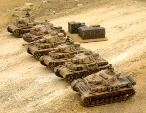 German HQ Section & Panzer IV Platoon