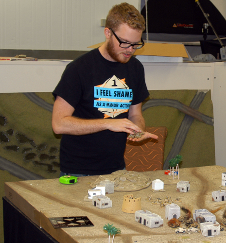 Sean at the gaming table